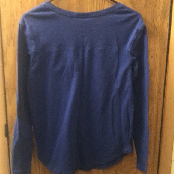 FINAL PRICE! PINK Vneck Long Sleeve Shirt - Picture 3 of 3